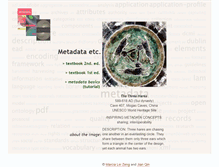 Tablet Screenshot of metadataetc.org